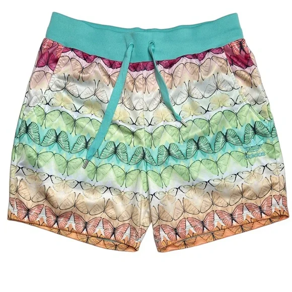 adidas Shorts Adidas Borbofresh Butterfly Print Shorts Size